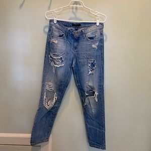 Flying Monkey distressed straight-leg jeans